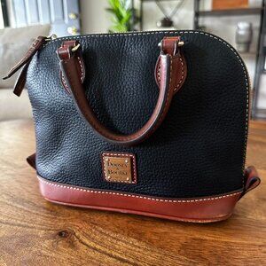 Vintage Dooney and Bourke Satchel Small Pebble Grain Leather